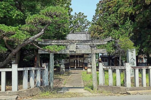 篠原八幡神社（甲斐） 篠原八幡神社,誉田和気尊,息長足姫尊の写真素材