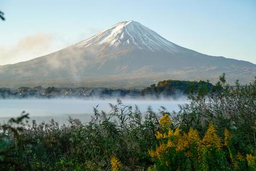朝焼け富士山 朝焼け富士山の写真