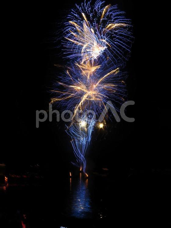 宮津灯籠流し花火大会 宮津花火大会,宮津灯籠流し,丹後の写真素材