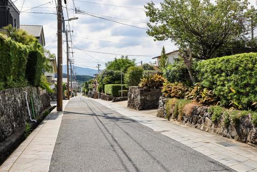 大村藩 上小路武家屋敷通り 大村藩 上小路武家屋敷通りの写真
