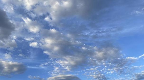 Photo, sky, cloud, fluffy, 