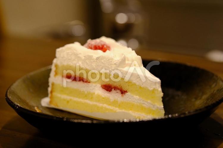 お家デザートのショートケーキ デザート,スイーツ,ショートケーキの写真素材