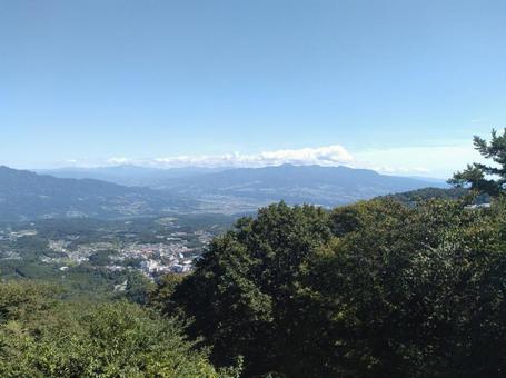 The view from Takane Observatory, takane observatory, ikaho, gunma prefecture, JPG