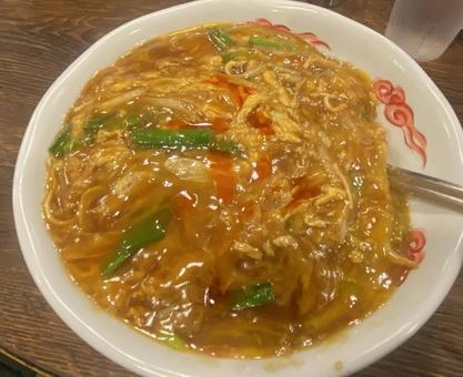 酸辣湯麺　ラーメン　中国料理　の写真