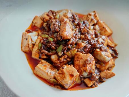 Freshly made mapo tofu, JPG