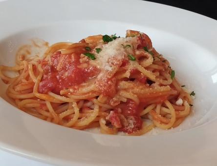 トマトの香り豊かな本格パスタ トマトの香り豊かな本格パスタ パスタ,スパゲッティ,イタリアンの写真素材