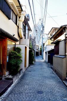 神楽坂かくれんぼ横丁 神楽坂かくれんぼ横丁 神楽坂,かくれんぼ横丁,街並みの写真素材