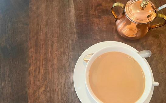 カフェオレでリラックスタイム カフェオレでリラックスタイムの写真