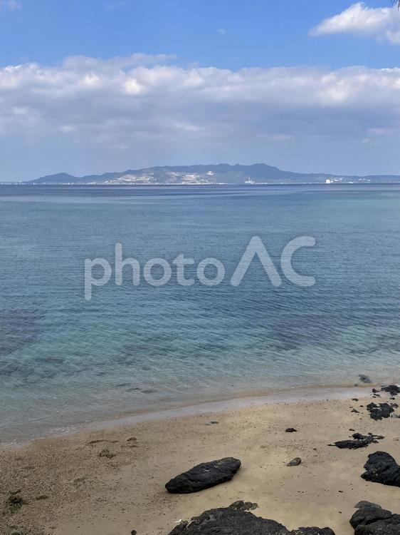 透明度が美しい沖縄の海 海,ビーチ,自然の写真素材