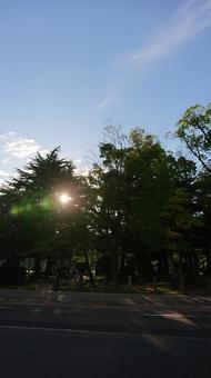 夕暮れ間近の風景 夕暮れ間近の風景の写真