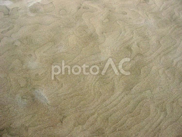 砂浜の風紋 砂浜,風紋,砂紋の写真素材