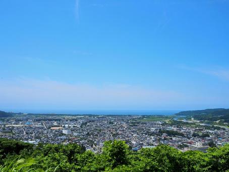 夏の景色8 夏の景色8 市街地,街,建物の写真素材