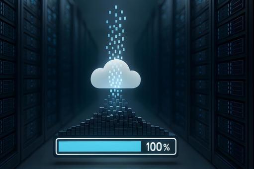 クラウド移行完了 クラウド移行完了の写真