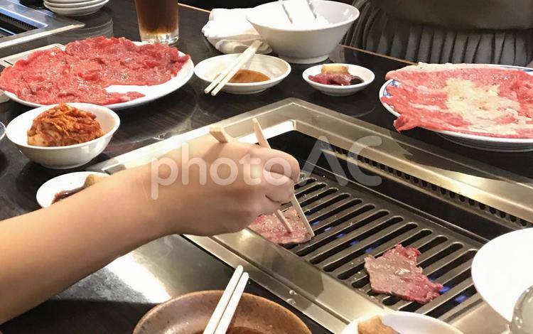 焼肉 焼肉,フード,ディナーの写真素材