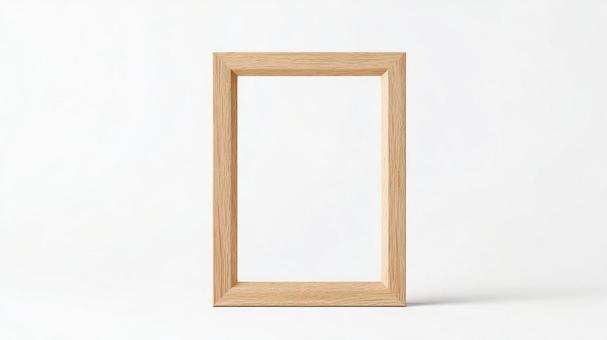 ナチュラル木製フレームの写真