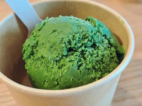 抹茶アイス2 抹茶,アイス,夏休みの写真素材