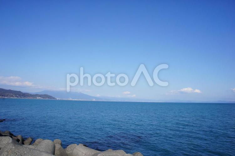 海のみえる風景 海,空,自然の写真素材
