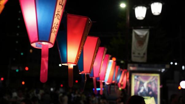 祭りのちょうちん 祭りのちょうちんの写真