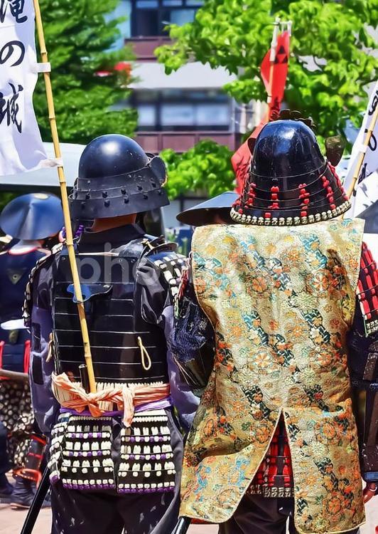武者行列（Samurai） 兵,兵隊,剣の写真素材