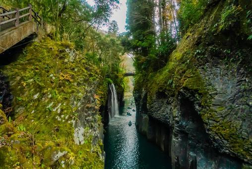 【宮崎】高千穂峡の風景 【宮崎】高千穂峡の風景の写真