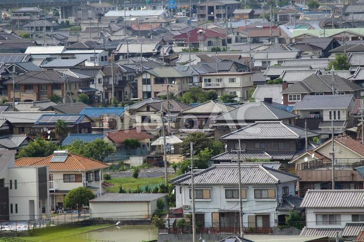 街の風景1 アパート,ビジネス,マンションの写真素材