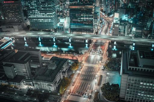 淀屋橋夜景 淀屋橋夜景の写真