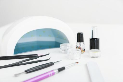 ジェルネイルセット nail ジェルネイルセット nail 手,白背景,美容の写真素材