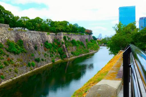 大坂城 大坂城 石垣,大坂城,大阪城の写真素材