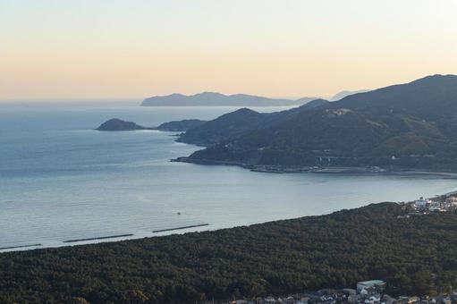 半島と島々の写真