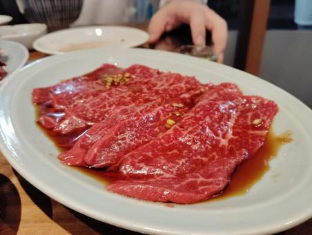 ロース ロース,焼肉,焼肉屋の写真素材