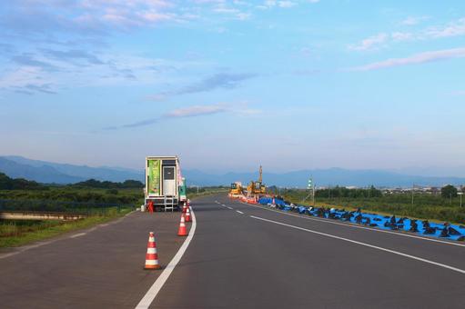 Chikuma River embankment reinforcement work, JPG