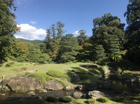 無鄰菴のお庭 無鄰菴のお庭 無鄰菴,京都,観光の写真素材