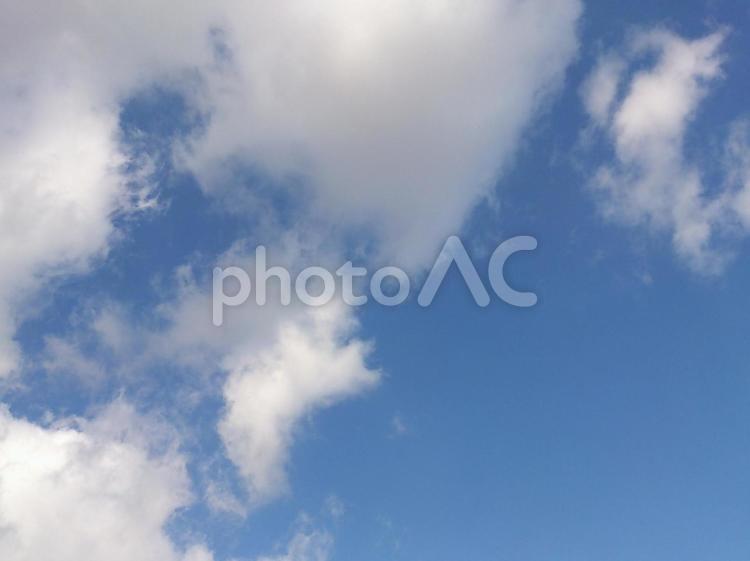 一月の午前の空/3 素朴,情緒,情景の写真素材