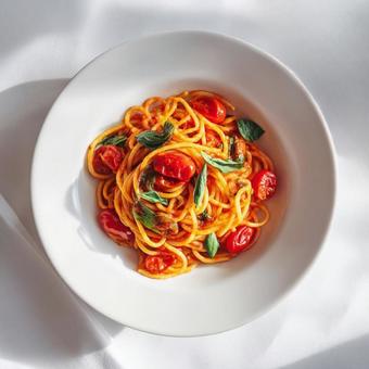 トマトソースパスタ-2 トマトソースパスタ-2の写真