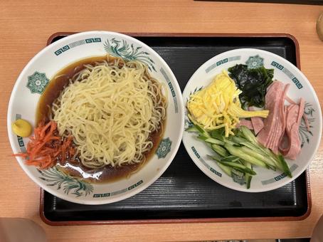 冷やし麺 冷やし麺 日高屋,冷やし麺,冷やし中華の写真素材