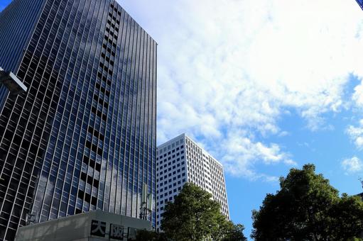 大阪梅田市街景, JPG 大阪梅田市街景, 大阪, 梅田, 建築, JPG