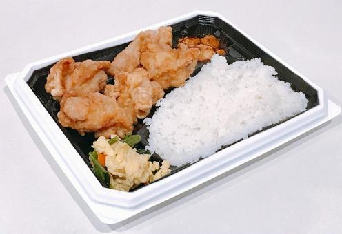 からあげ弁当 からあげ弁当 からあげ弁当,唐揚げ弁当,弁当の写真素材