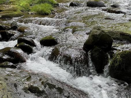 渓流 渓流 渓流,流れ,川の写真素材