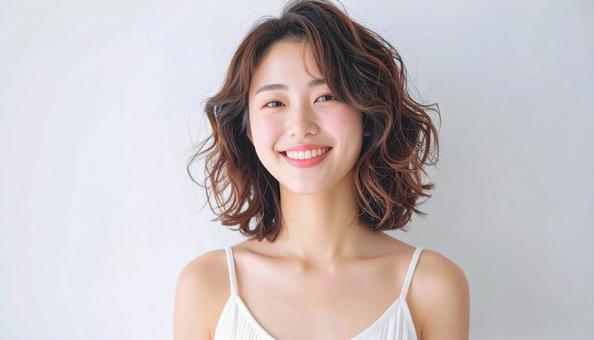 美容室カットモデル 美容室カットモデルの写真