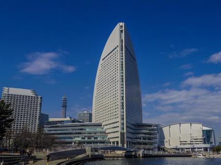 【神奈川県】横浜・みなとみらい 【神奈川県】横浜・みなとみらい ホテル,みなとみらい,ヨコハマグランドインターコンチの写真素材