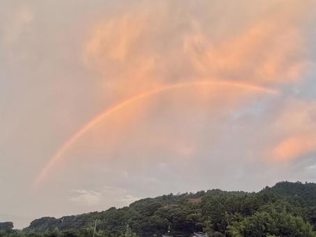 Sunrise and rainbow scenery 2, JPG