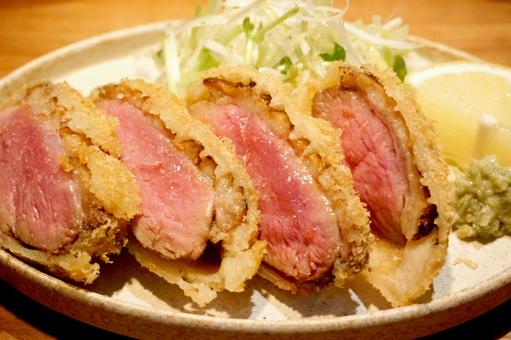 鴨のフライ 鴨のフライ 鴨,揚げ物,フライの写真素材