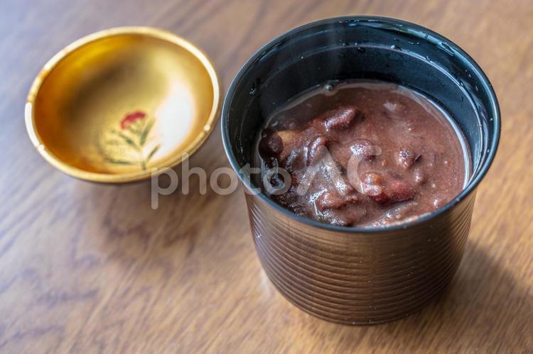 おしるこ(その６) お汁粉,おしるこ,御椀の写真素材