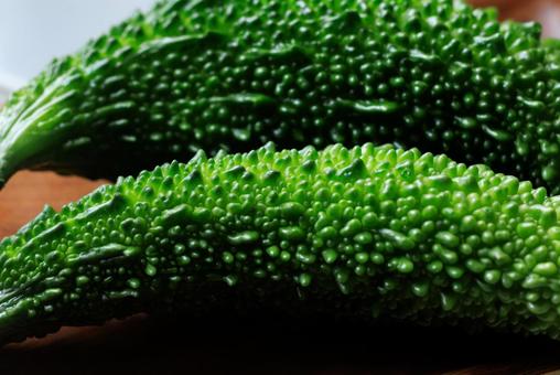 ゴーヤ ゴーヤ ゴーヤ,野菜,実の写真素材