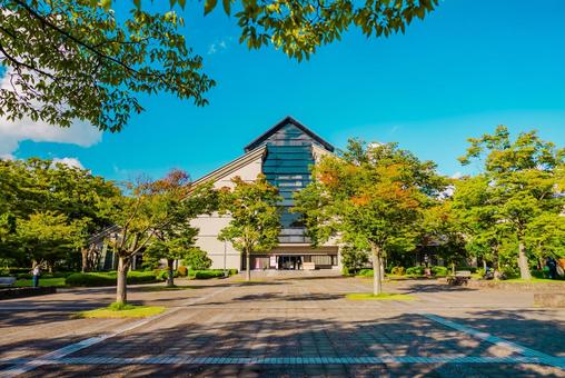 【山形】山形美術館 【山形】山形美術館 山形,yamagata,晴天の写真素材