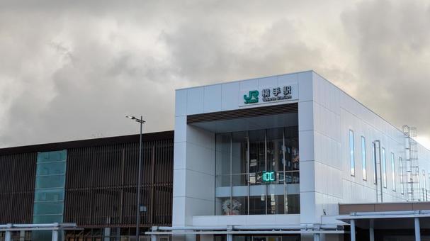 JR東日本  横手駅　駅舎 jr東日本,jr,横手駅の写真素材