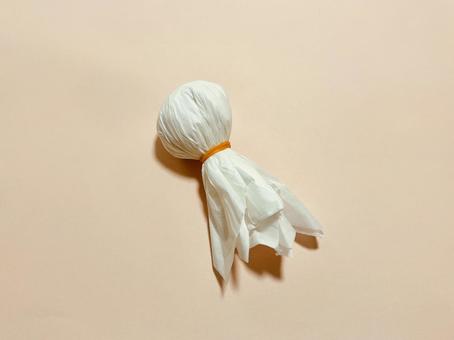 1個のてるてる坊主 てるてる坊主,坊主,てるてるの写真素材