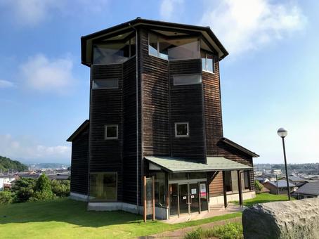 氷見柳田布尾山古墳の資料館 氷見柳田布尾山古墳の資料館 古墳,富山,前方後方墳の写真素材
