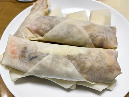 春巻き 春巻き 春巻き,点心,中華料理の写真素材
