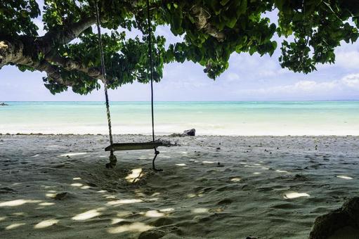 沖縄-【竹富島-竹富島の風景】 沖縄-【竹富島-竹富島の風景】 海,青,青空の写真素材